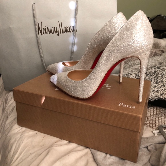 Christian Louboutin Shoes - Christian Louboutin Pigalle Follies 100 Glitter WH